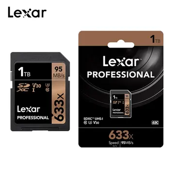 Original Lexar 95M/s 1TB SD SDXC Card U3 Class 10 633X V30 Memory Card for Digital SLR/HD camera
Original Lexar 95M/s 1TB SD SDXC Card U3 Class 10 633X V30 Memory Card for Digital SLR/HD camera