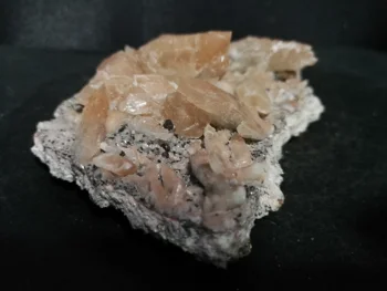 

171.7gNatural pink calcite and pyrite mineral samples