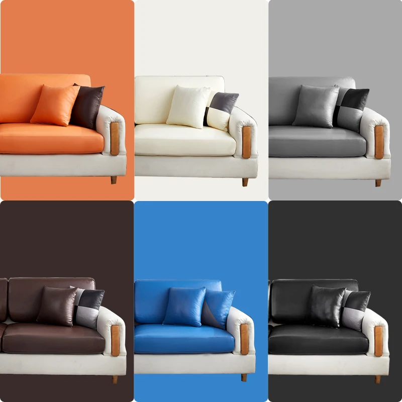 waterproof PU funiture protector solid sofa cover Corner sofa seat slipcover elastic stretch couch cover protect for pets 4