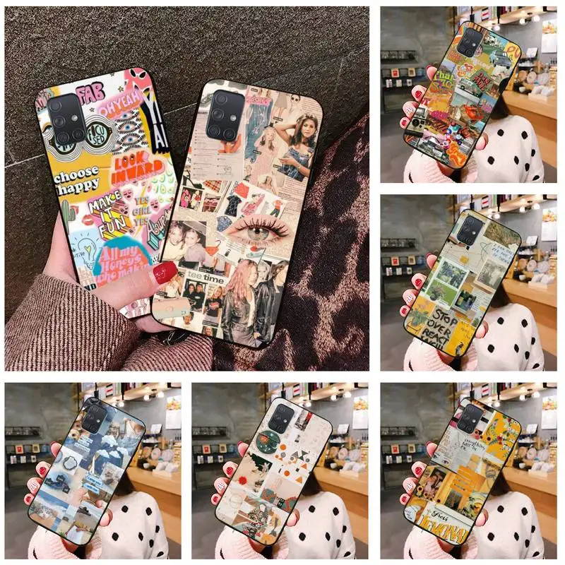 90s эстетический Винтажный чехол для телефона Samsung Galaxy A21S A01 A11 A31 A81 A10 A20E A30 A40 A50 A70 A80