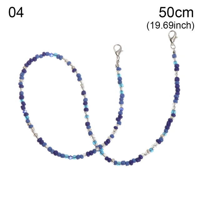 Porte masque à perles acrylique unisexe, 1 pièce, nouvelle mode
