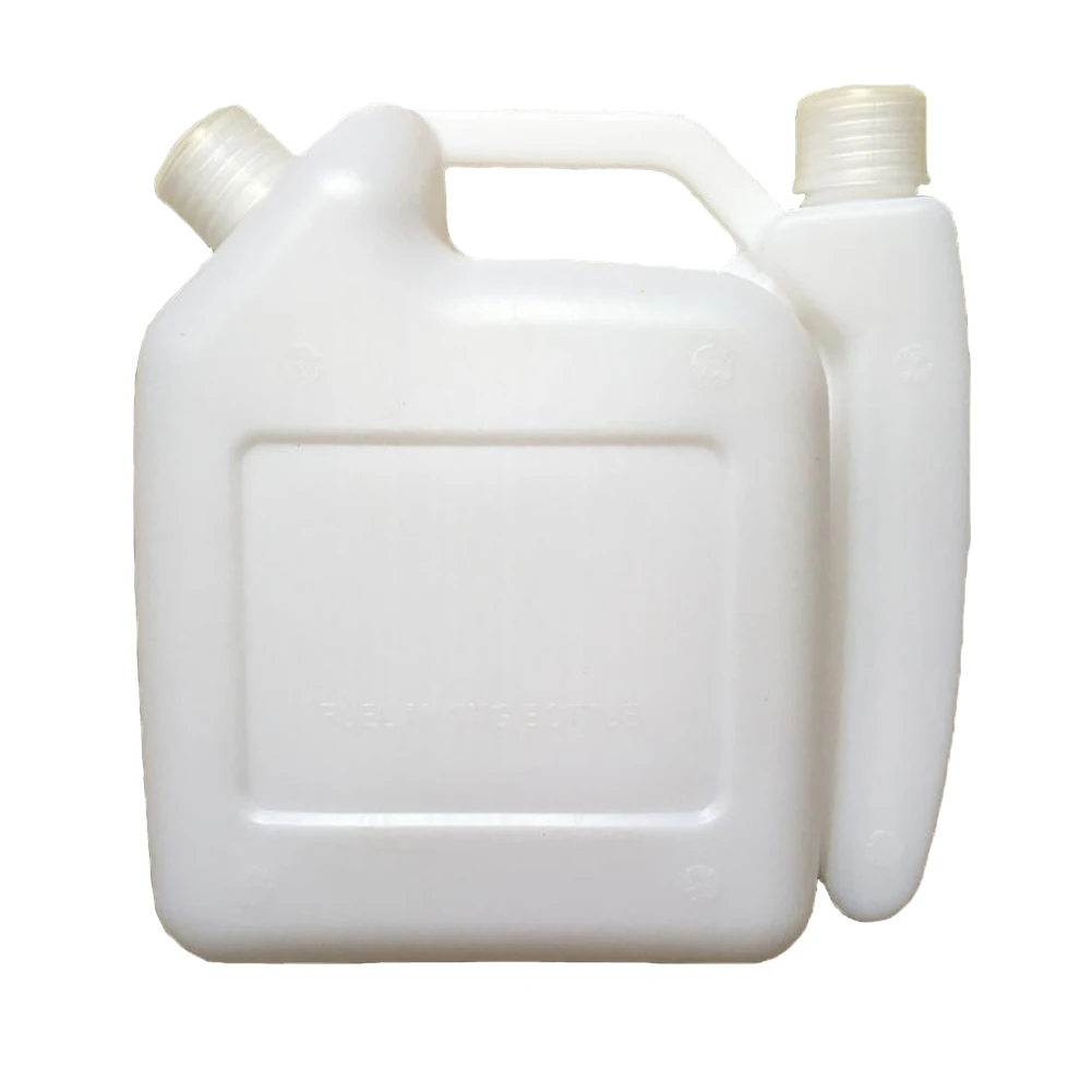 1.5L посуда для напитков бутылка для смешивания 1:25 хранения масло, бензин магазин Sprout; 2-х тактный двигатель прочный на бретелях белого топливный резервуар для триммер бензопила