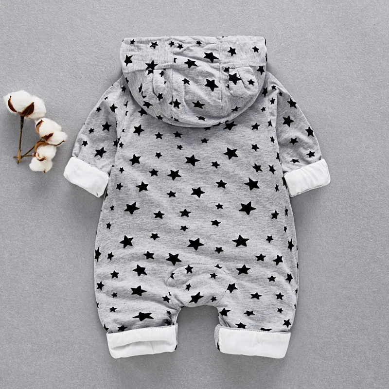 Комбинезоны с изображением Льва для малышей; одежда для малышей; Bebe; весенне-осенняя одежда для малышей; комбинезоны с капюшоном в полоску