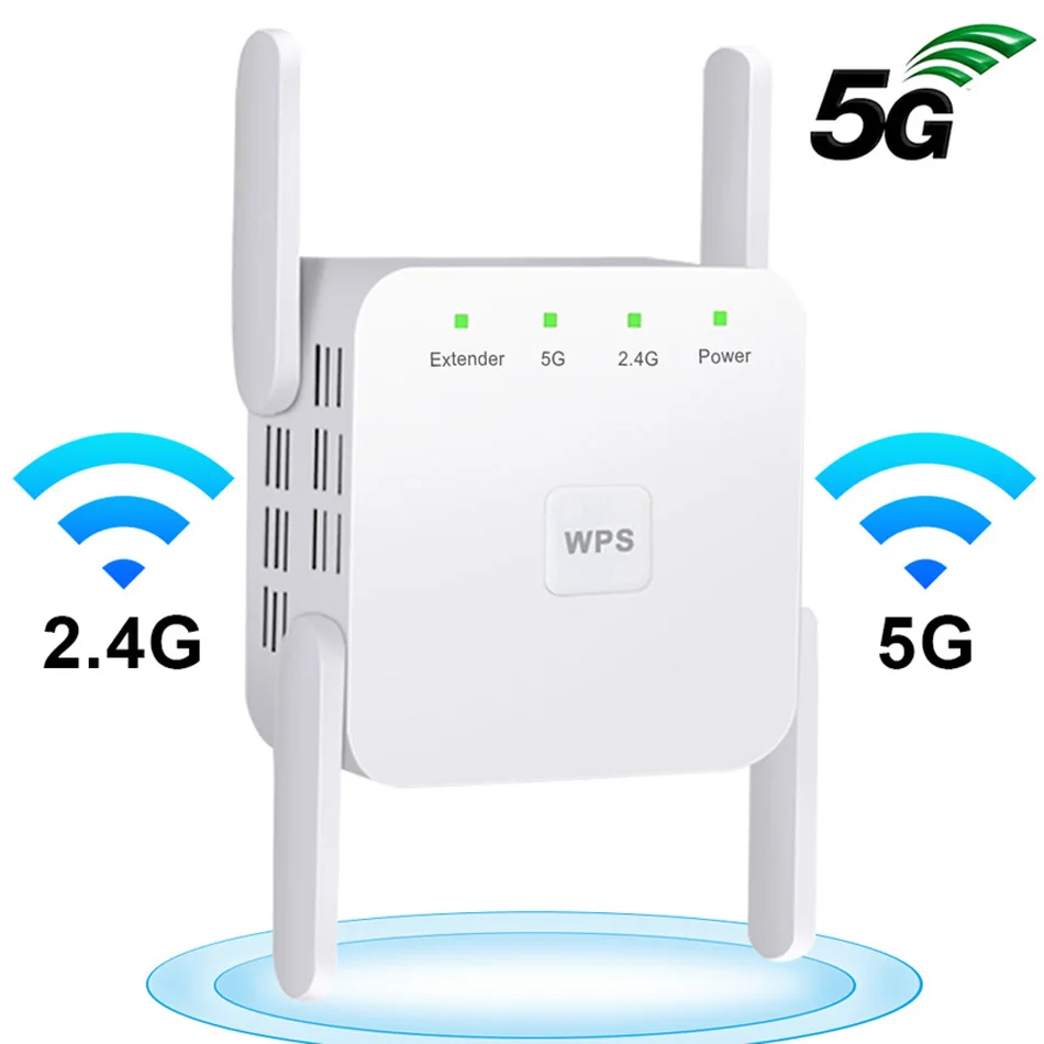 wireless internet signal booster 5 Ghz WiFi Repeater Không Dây Wifi Mở Rộng Sóng Wi-Fi Tốc Độ 1200Mbps Bộ Khuếch Đại 802.11N Tầm Xa Wi FI Tăng Cường Tín Hiệu 2.4G wifi Repiter best wireless router