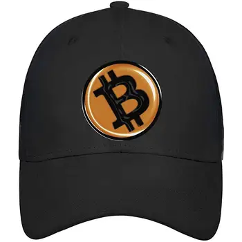 

Man's Bitcoin Hip Hop Bitcoin Baseball Hat Adjustable Sun Flat Caps