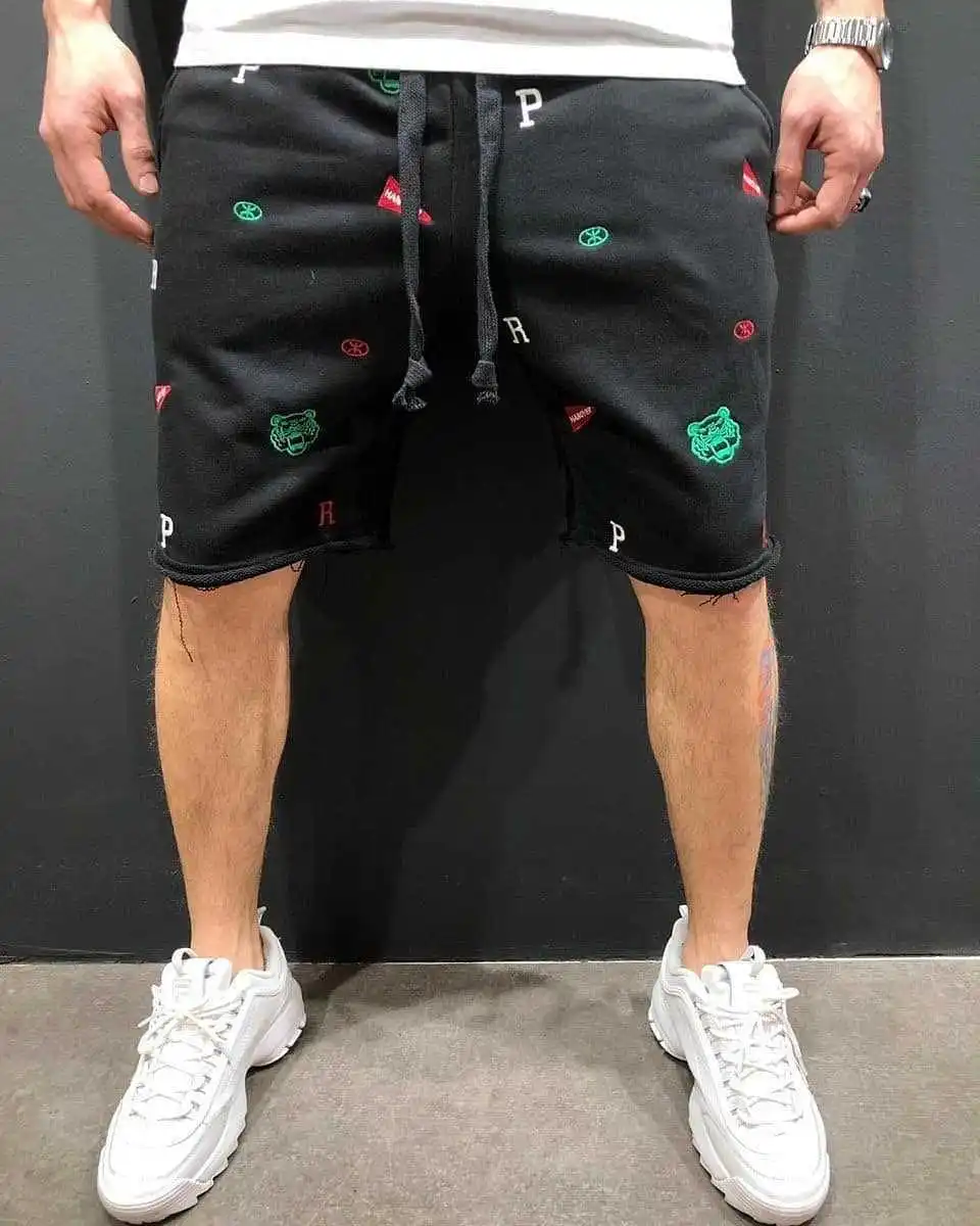 

Mens Gym Fitness Shorts Bodybuilding Run Jogging Workout Male 2019 Short Pants Knee Length Shorts Sweatpants Sportswear
