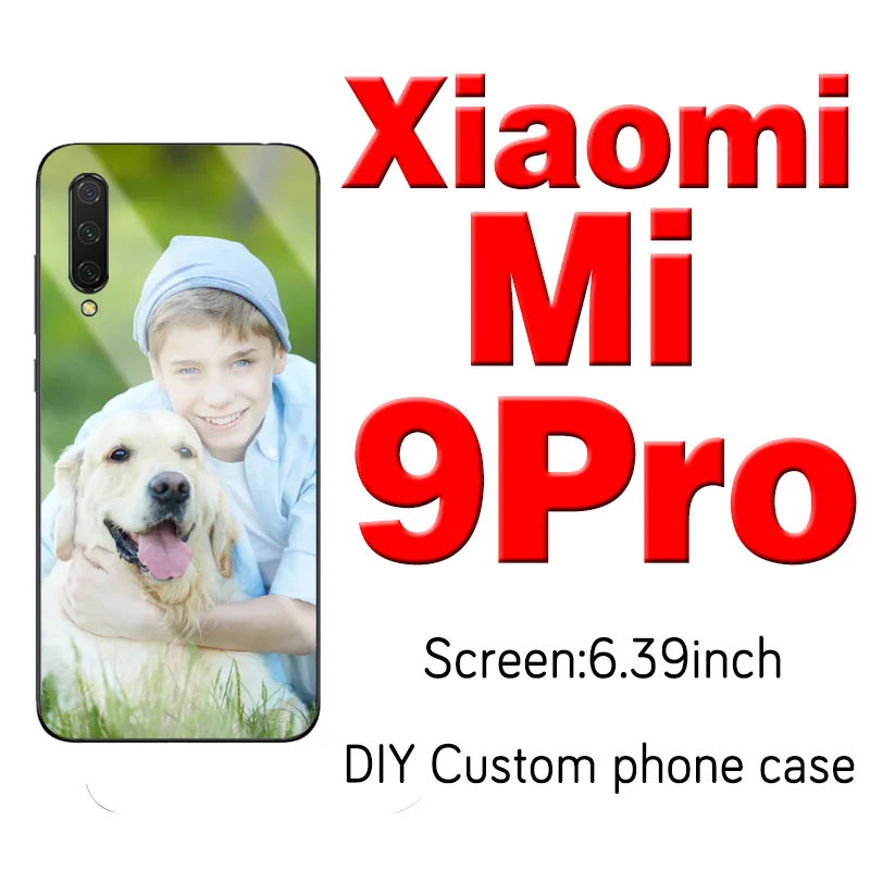 Xiaomi Mi 9Pro Индивидуальный индивидуальный чехол для телефона из закаленного стекла для Xiaomi mi 9 SE 8 A3 Lite 5X 6X F1 Red mi Note 8 7 6 5 Pro mi x 2s 3 - Цвет: Xiaomi Mi 9Pro