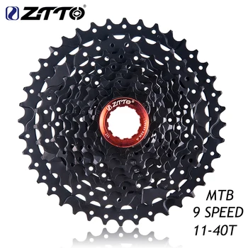 

ZTTO 9 s 11-40T Cassette 9 Speed 40t Flywheel Freewheel Compatible MTB Mountain Bike parts for M430 M4000 M3000
