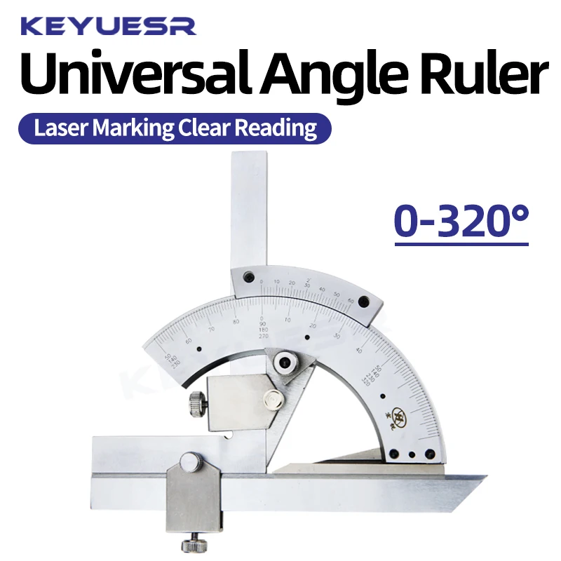 High Precision Universal Angle Ruler 320 Degrees Carbon Steel Protractor Woodworking Measuring Tools Gauges | Инструменты