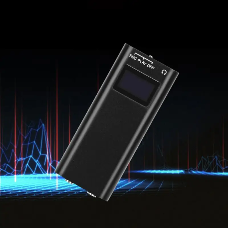 Q25 цифровой мини шпионский аудио рекордер голос скрытый активированный подслушивающее устройство 8 Гб Диктофон MP3 плеер D08A