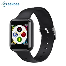 Geekbes WS9 Bluetooth montre intelligente plein écran tactile Smartwatch fréquence cardiaque tensiomètre Fitness Tracker IP68 étanche(China)