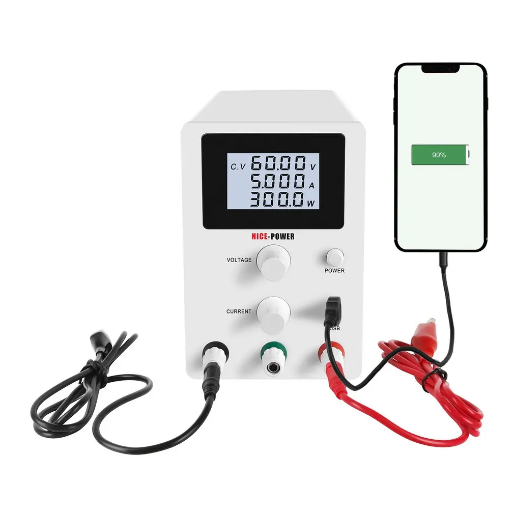 Usb Dc Laboratory 60V 5A Регулируемый лабораторный источник питания регулируемый
