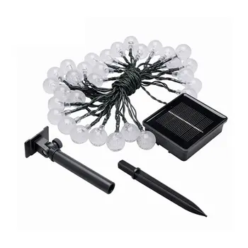 

Solar String Lights Outdoor Global Lights 30 LED Bubbles Crystal Ball Fairy Decoration Christmas Party Home Lawn