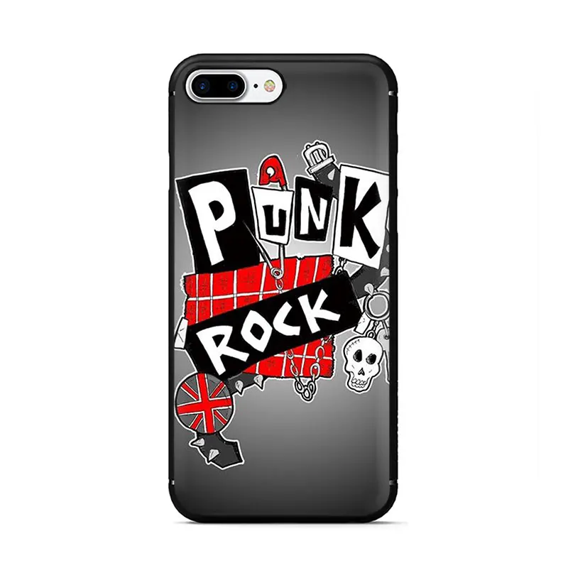 B3 Мягкий ТПУ чехол для телефона в стиле панк-рок для iPhone 11 Pro 5 5S 6 6s 7 8 Plus X XR XS MAX - Цвет: B3