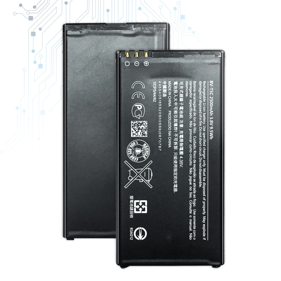 Bl-4J Bl-4Yw Bl 5B/5C/5Ca/5Ct/5F/5H/5J/5T Bp 5T/3L/4L/5M/5Z Batteria Per Nokia Lumia C6 925 N91 C5 N96 630 X6 820 535 E90