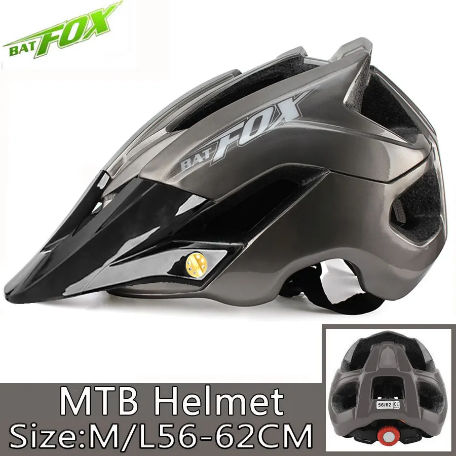 J-5002-E BATFOX велосипедный шлем TRAIL XC велосипедный шлем In-mold MTB велосипедные шлемы Дорожные горные велосипедные шлемы Защитная Кепка для мужчин и женщин шлем - Цвет: J-5002-E