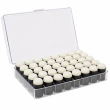 40Pcs Finger Sponge Dauber Painting Ink Pad Stamping Brush Craft Case Art Tools With Box Office School Darwing Diy Craft