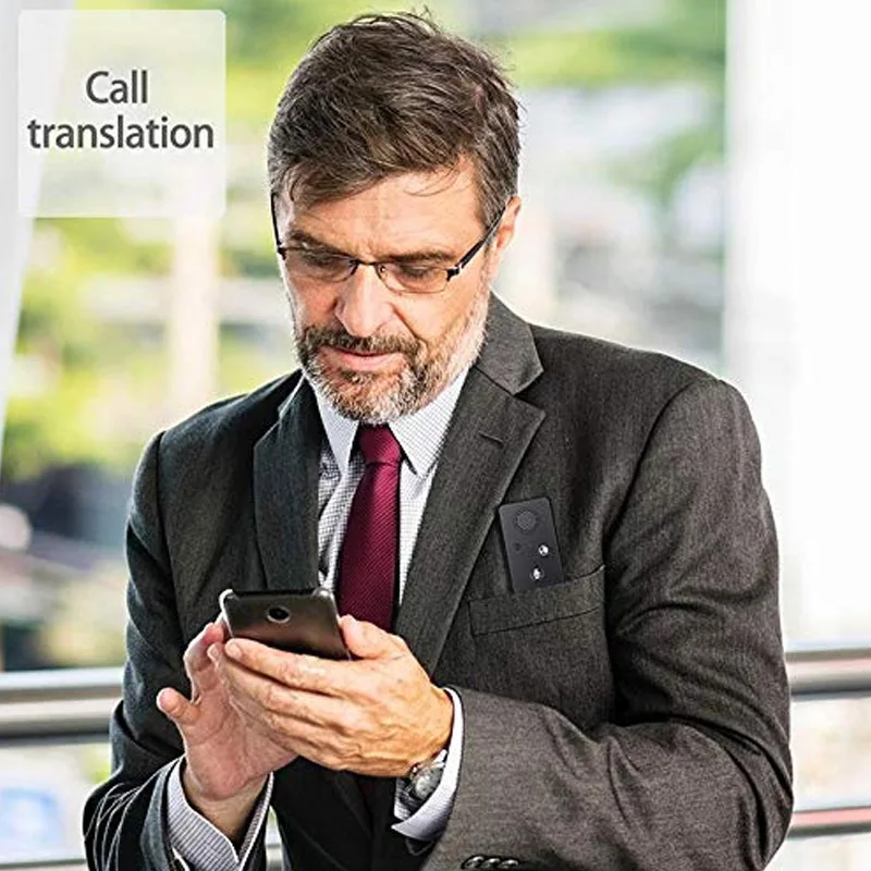 

Smart Translator Bluetooth Instant Vocal Portable Translator Support 40 Languages OD889