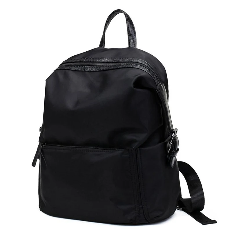 

Fashion Women Backpack Waterproof School Bags For Teenager Girls Zipper Lock Design Black Travel Female Backpack Femme Mochila