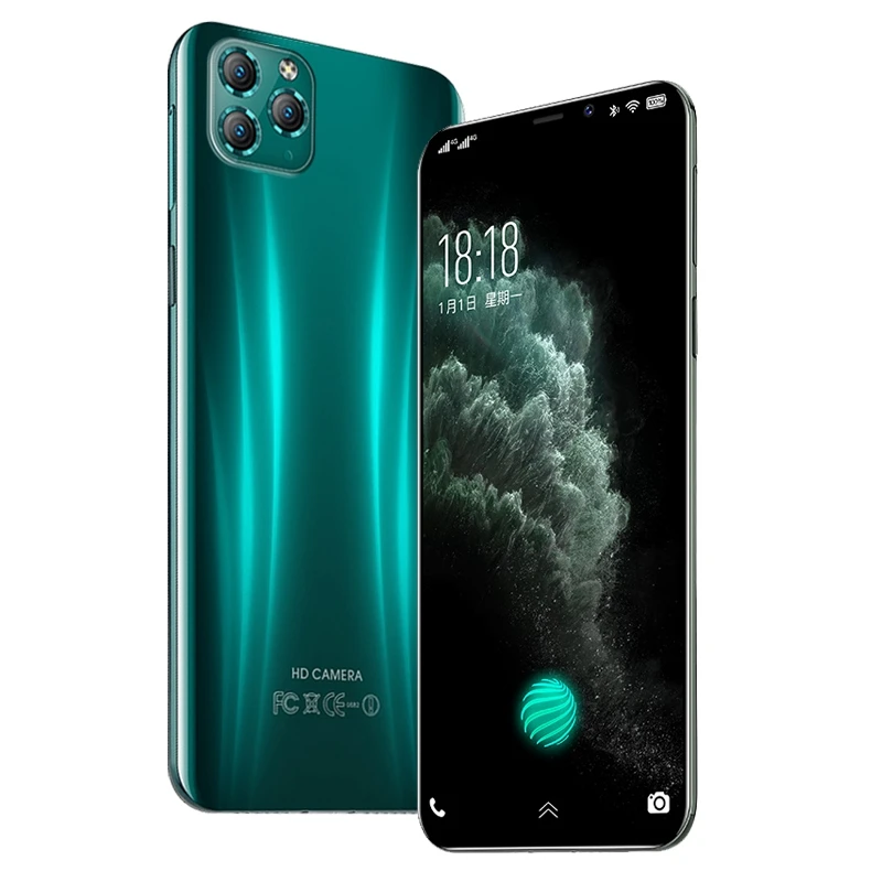  6.3 Inch I12 Pro HD Screen 1GB RAM 16GB ROM Android 9.1 Smartphone Mobile Phone US Plug