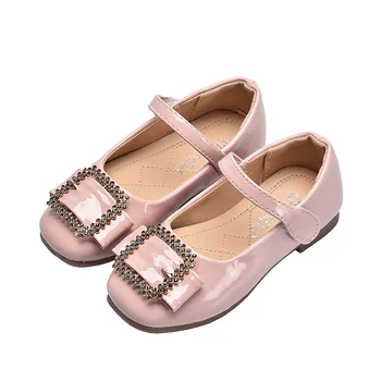 

Girl Shoes Princess leather Shoes Kids Fashion Leather Shoes Soft-soled Anti-skid Princess Leather Shoes Student Shoes