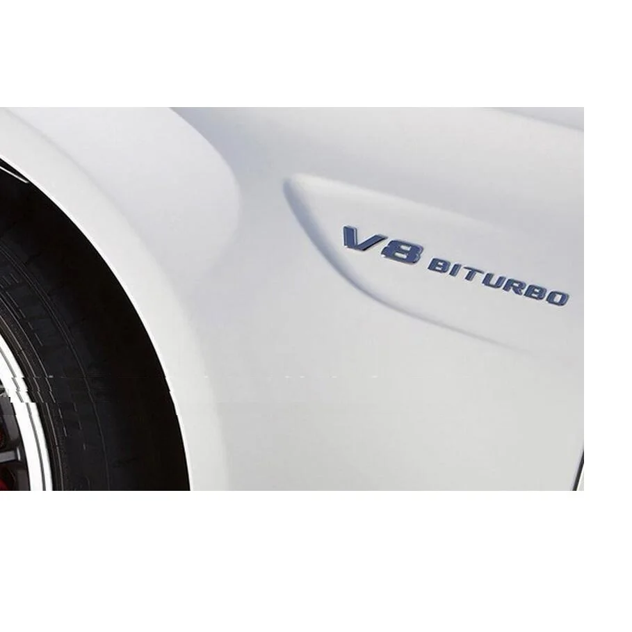 3D буквы для Mercedes Benz E63 C63 S63 GLE63 GLC63 GLS63 CLS63 AMG Fender V8 BITURBO V8BITURBO значки с эмблемой стикер