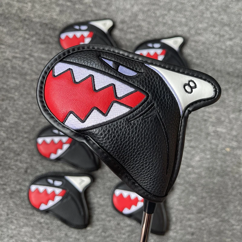 2021 New Golf Irons Sea Shark Headcovers 4 9PAS 9pcs Golf Clubs Head