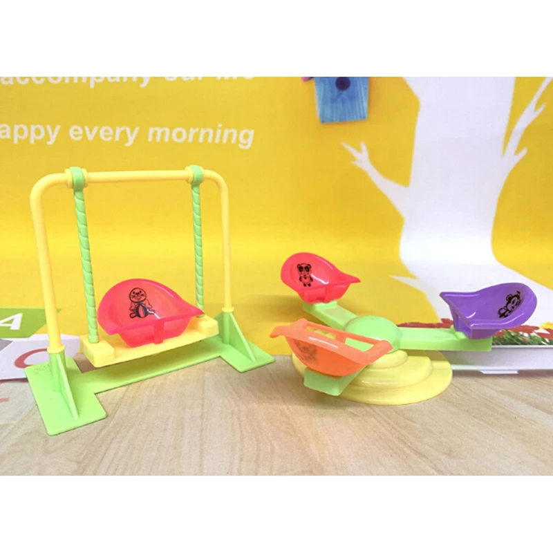 Girl Play House Doll Amusement Park For Doll Slide Amusement Park Slide Swing Accessories Swing Toy Accessories doll accessories doll clothes accessories plush doll accessories doll eyewear accessories