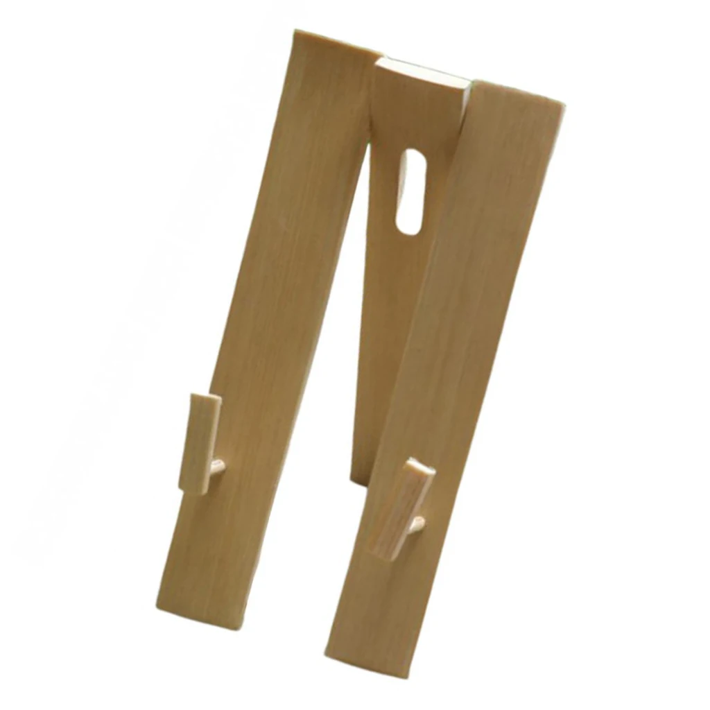 Hand Fan Display Stand Wood Chinese Japanese Folding Fan Holder Base