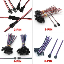 5pair~100pairs 3pin 4pin 5pin 6pin JST LED Connectors,Male And Female Connector for 3528 5050 RGB RGBW RGBWW LED Strip light