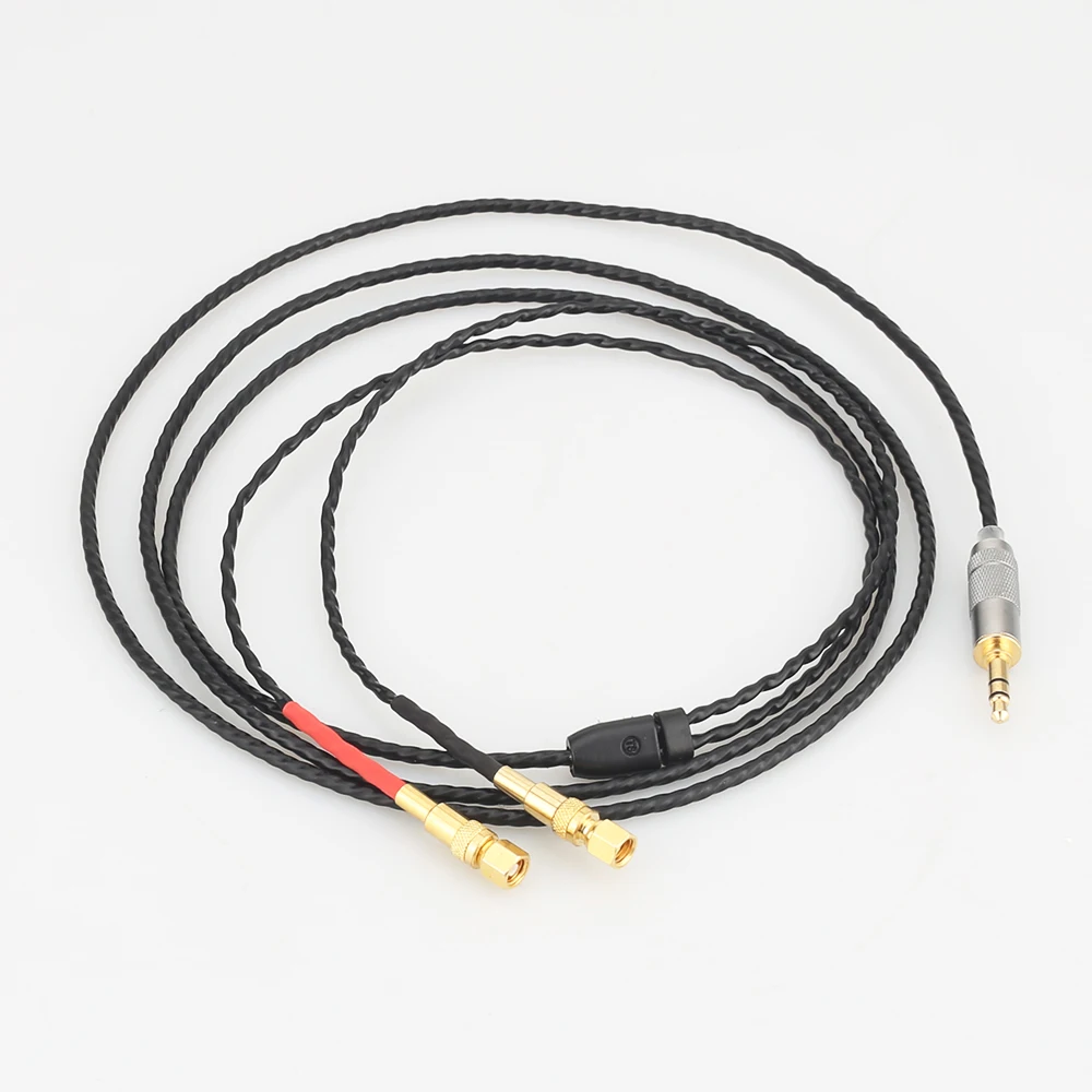 Free shipping 2m 4 Cores 5N OFC copper silver plated Headphone Upgrade Cable for Hifiman He 5 He 6 He 400 He 500 He560