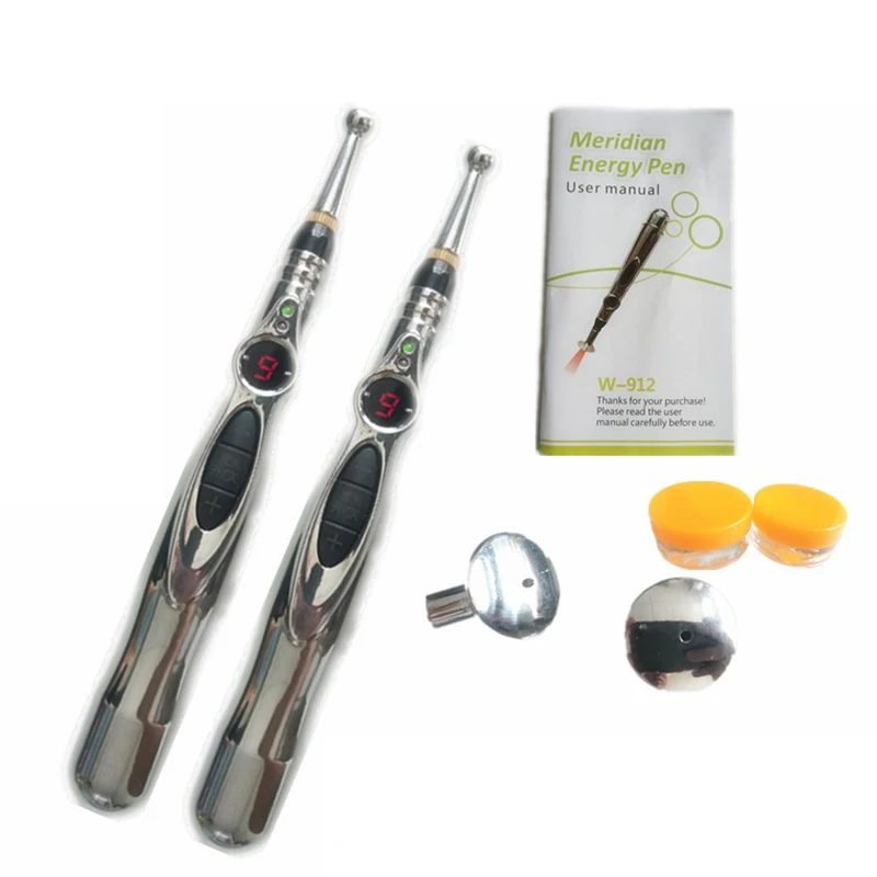 

Newest Charge Electronic Acupuncture Pen Electric Meridians Laser Therapy Heal Massage Pen Meridian Energy Pen Relief Pain Tools