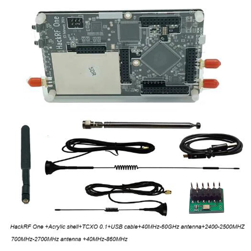 Платформа HackRF One программно определяемая для радиосистемы макетная плата RTL SDR