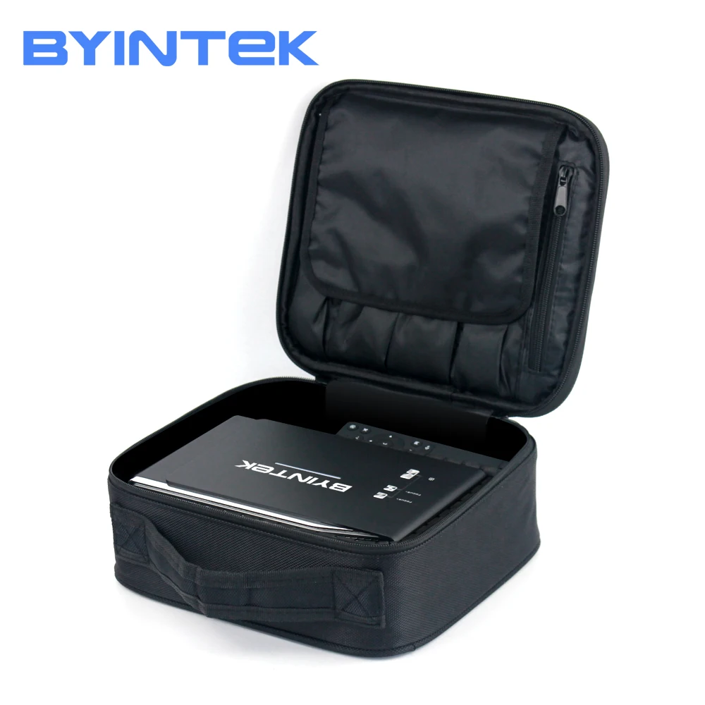 

BYINTEK Original Luxury Mini Projector Case Bag Portable Cloth Protection for UFO R15 P12 R9 R7 SKY GP70 K9 K1