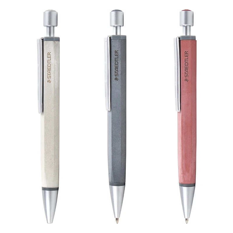 Staedtler – porte-stylo à bille en béton 441, type poussoir, recharge  noire, en ciment, papeterie pour étudiants - AliExpress