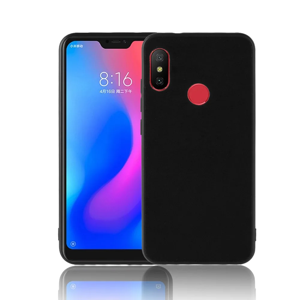 Замшевый Меховой чехол для телефона Redmi 6 Pro Note ультратонкий ударопрочный Матовый