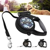 5M 8M Durable Dog Leash Automatic Retractable Dog Leash LED Flashlight Pet Leash For Puppy Medium Large Dogs with Garbage Bag ► Photo 1/6