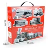 Electric Retro Simulation Train 8 Assembly Tracks With LED Lights Simulation Sound  Effect Track Train Model Suit 6