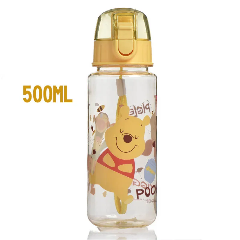 Дисней Экологичные детские бутылки для питьевой воды из мультфильма BPA бесплатно тритановая соломенная детская бутылка детский чайник портативная бутылка