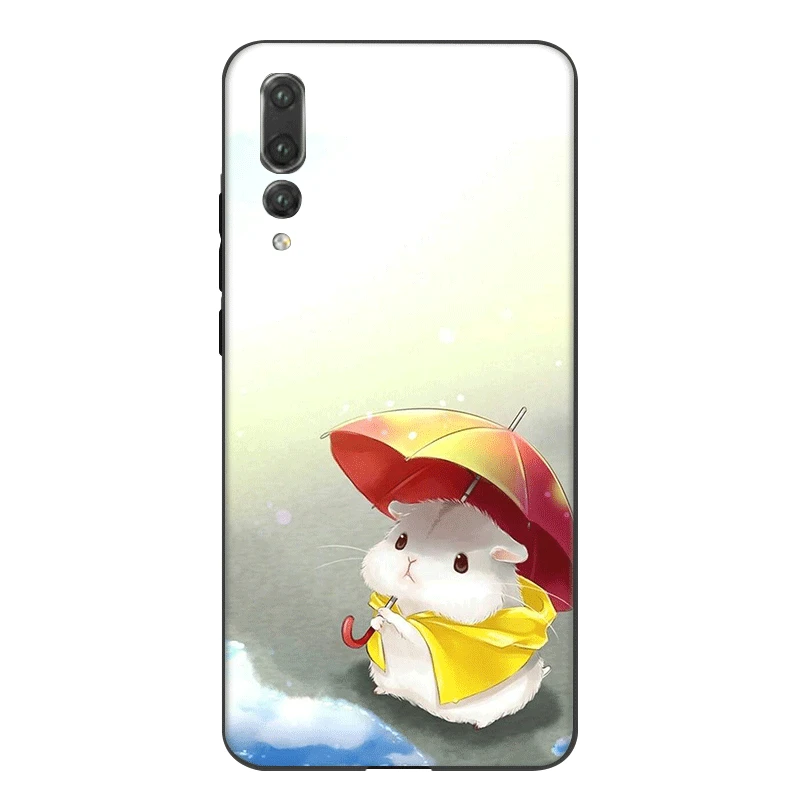 Чехол для мобильного телефона из ТПУ для Honor 6A 7A 7X 7C 8X 8C 9X View 20 10 Lite Pro Cover Rabbit mouse Hamster