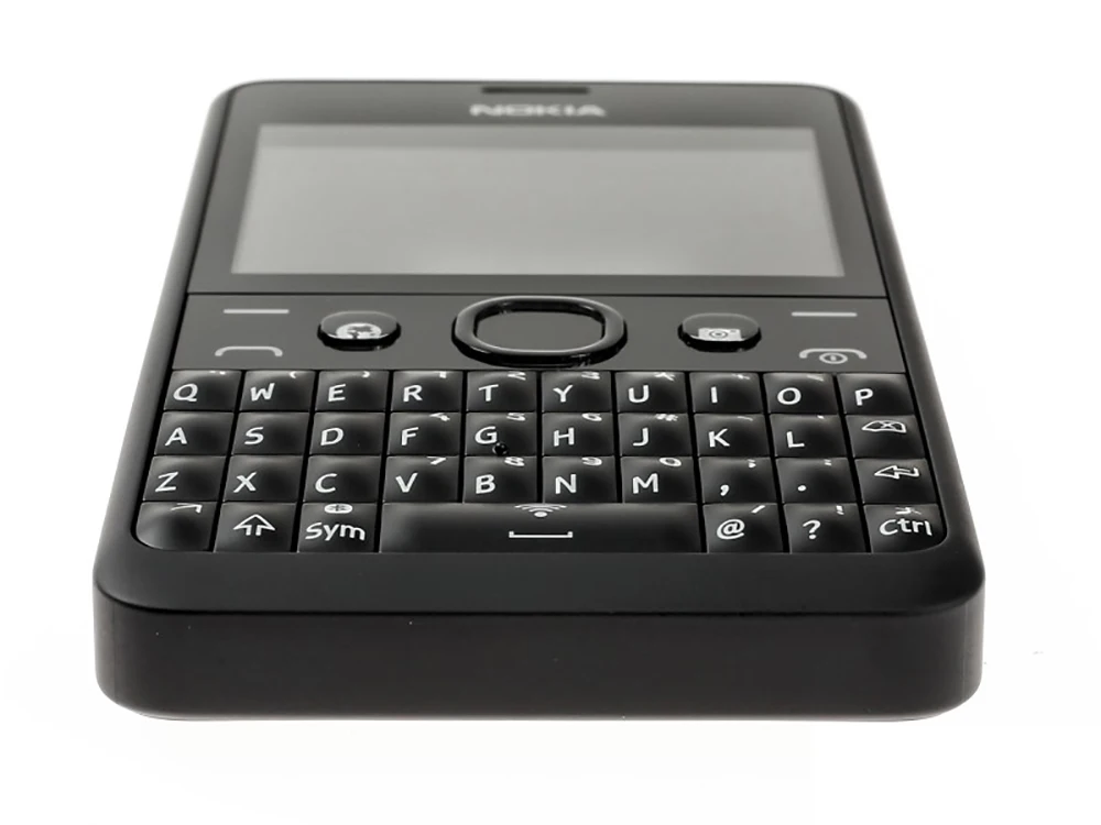 second hand iphone Original Nokia Asha 210 2G Mobile Phone Unlocked  2.4'' Display Dual SIM Card 2MP QWERTY English Keyboard GSM WiFi CellPhone refurbished samsung phones