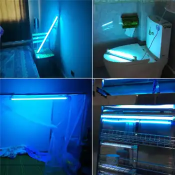 

T5 8W UVC Ultraviolet Lamp UV Lamp Germicidal Disinfection Sterilization Fluorescent Light EU/US Plug AC110V/220V Lantern