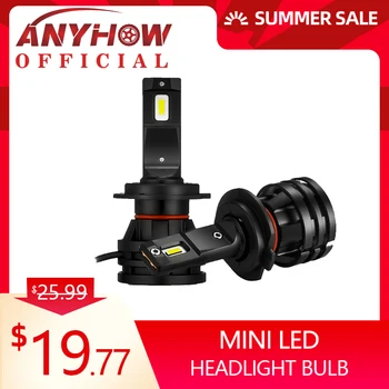 

ANYHOW LED Car Lights H7 16000LM H11 LED Headlight For H1 H3 H4 H8 H9 9005 9006 HB3 HB4 Turbo LED Lamp 12V 24V Headlight Bulbs