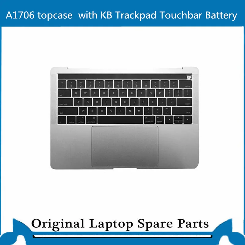  Original Top case with Keyboard Touchbar Trackpad Battery for Macbook Pro Retina A1707 A1706 A1708 