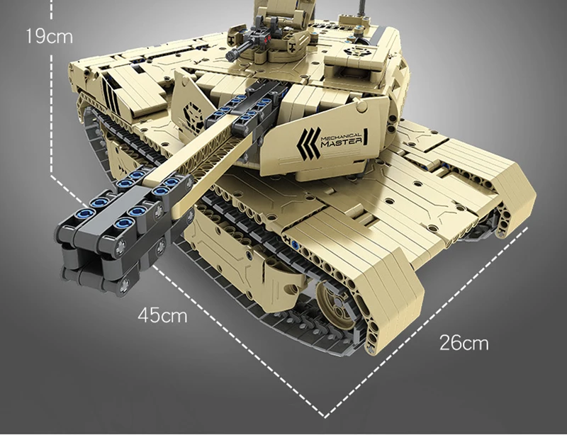 RC строительные блоки Танк Игрушка 9801 M1A2 1276 шт. армейский Военный пульт дистанционного управления 50 м расстояние построить игрушечный конструктор RC автомобиль подарок малыш