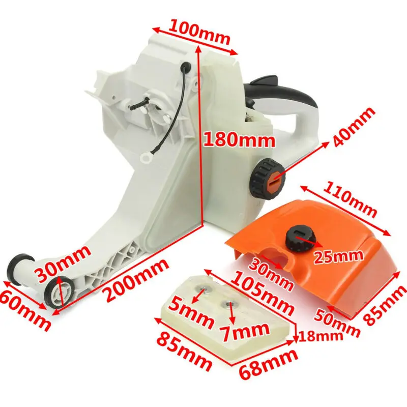 

Air Filter Cover Oil Tube KIt For Stihl Magnum 038 038AV MS380 #1119 350 0852