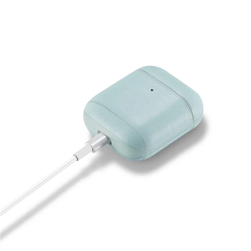 Для Airpods 2 чехол кожаный наушник дизайнерский чехол Funda для Apple Airpods 1 2 чехла
