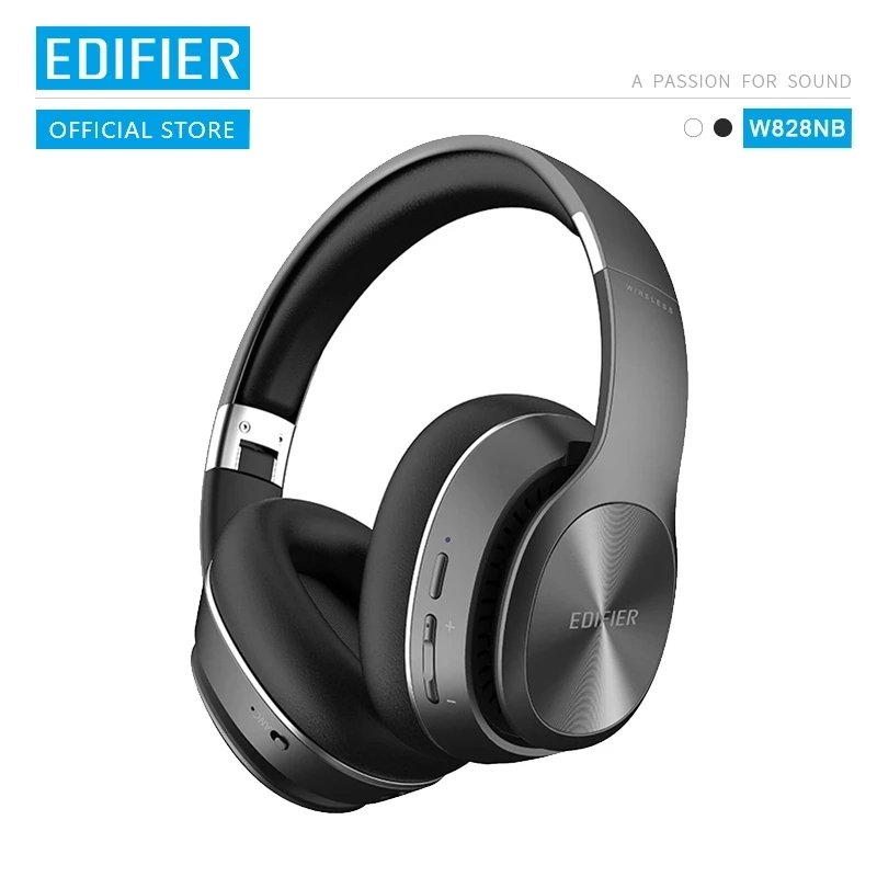 Bluetooth наушники EDIFIER W828NB функция ANC до 25 часов воспроизведения складной дизайн