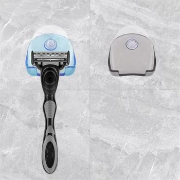 

Shaver Holder Shaver Suction Cup Hook Bathroom Shelf Rack Hook Washroom Wall Mounted Hanging Shaver Hanging Rack New