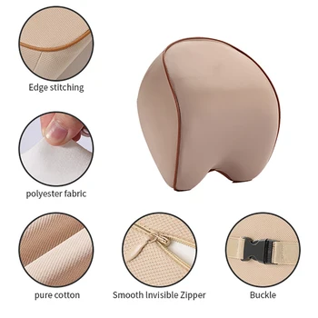 

Car Neck Pillow Memory Cotton Warm Car Neck Pillow Breathable Fashion Comfortable Universal Headrest OEM Car Accessories